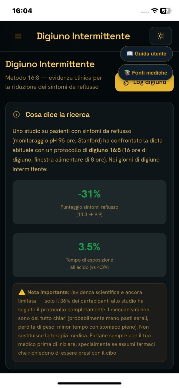 Informazioni e limiti della ricerca sul digiuno intermittente in GastroBalance